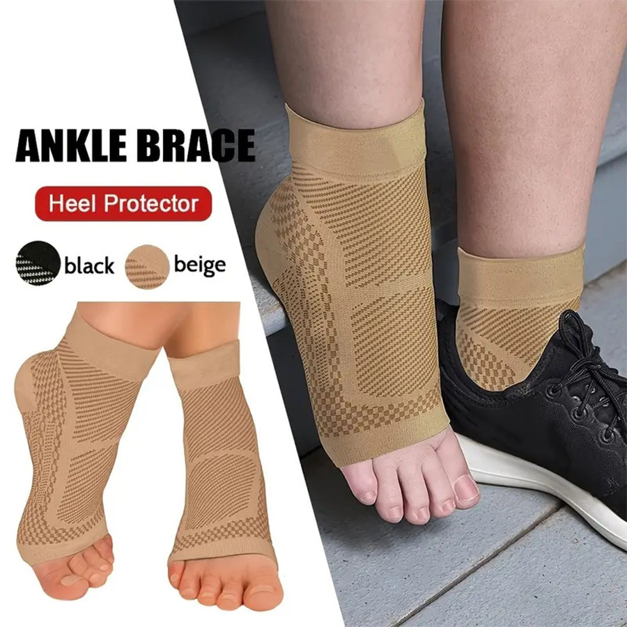 1 Pair Sport Compression Socks - Ankle Brace Sock 评论和价格