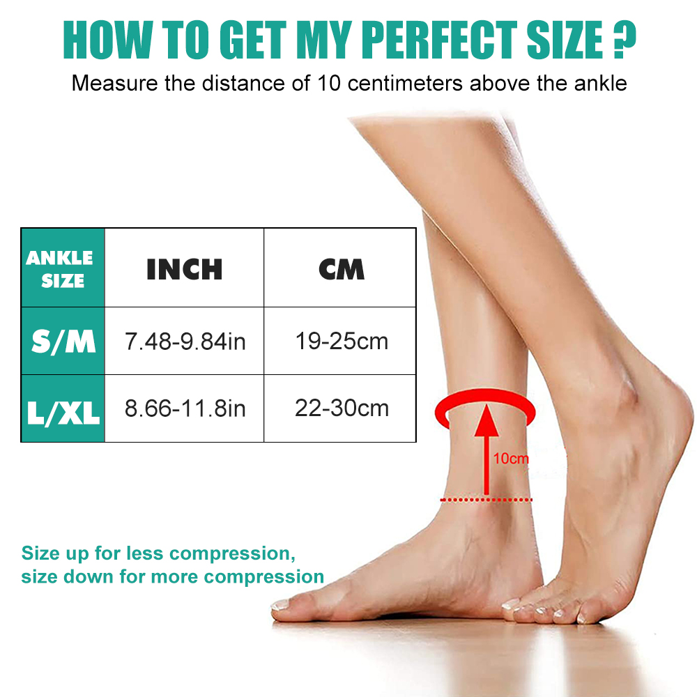 1Pair Ankle Brace Compression  - Ankle Brace Sock 评论和价格