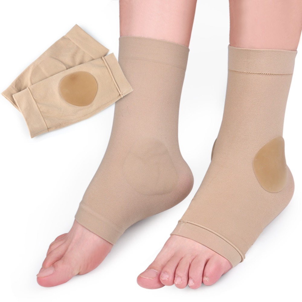 1pair Sports Invisible Silicon - Ankle Brace Sock 评论和价格