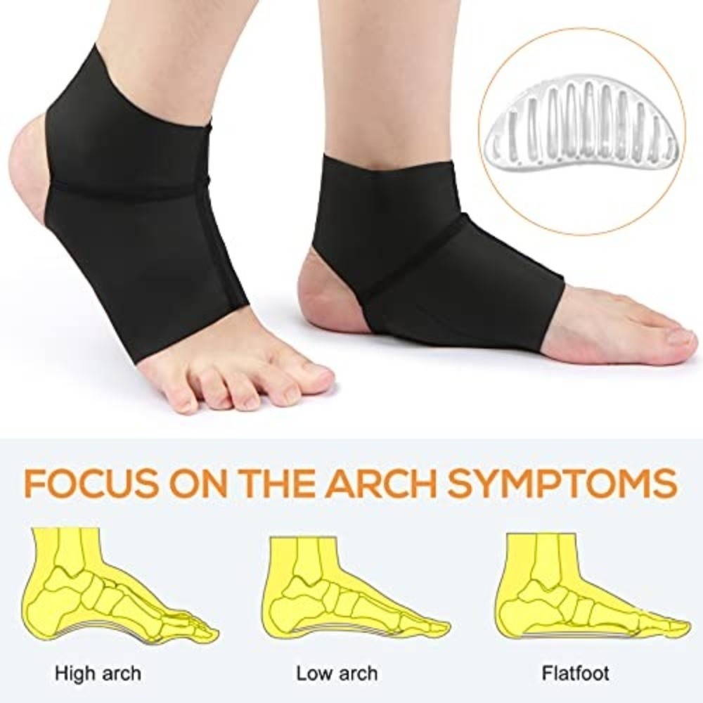 1 Pair Gel Inserts Arch Suppor - Ankle Brace Sock 评论和价格