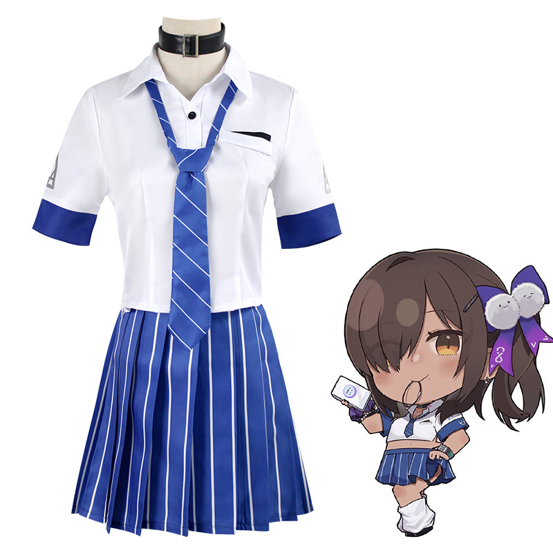 Naga Cosplay Costume JK Unifor - Knee High Sock Women 评论和价格