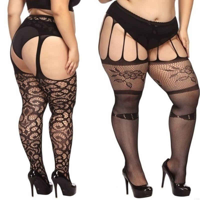 L38E Women Thigh High Tights L - Tights Pantyhose Sheer 评论和价格